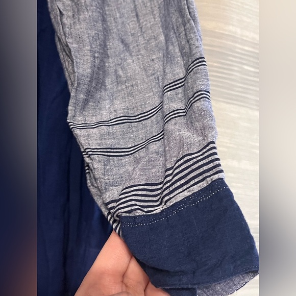 Injiri Handwoven Indigo Dress — Size 36— Handloom Cotton - Picture 8 of 13